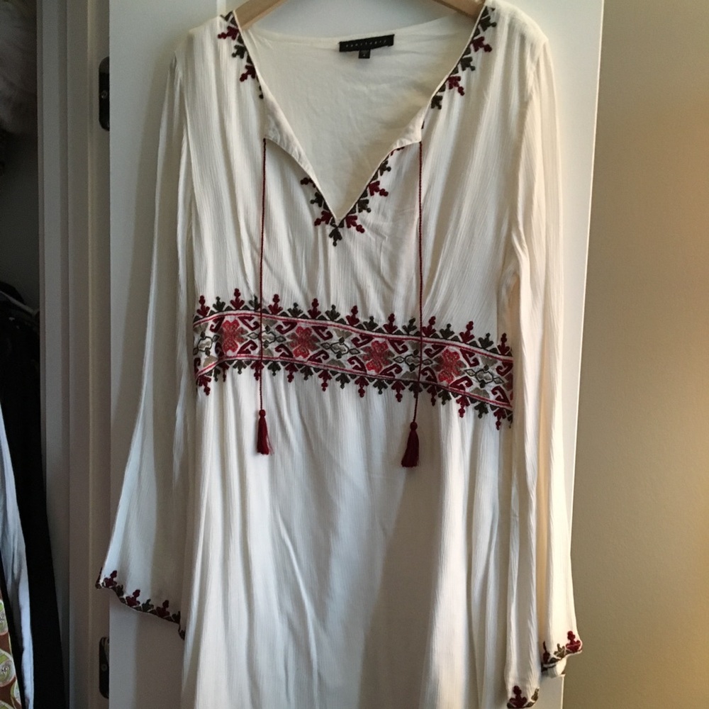 Sanctuary long sleeve bohemian dress
